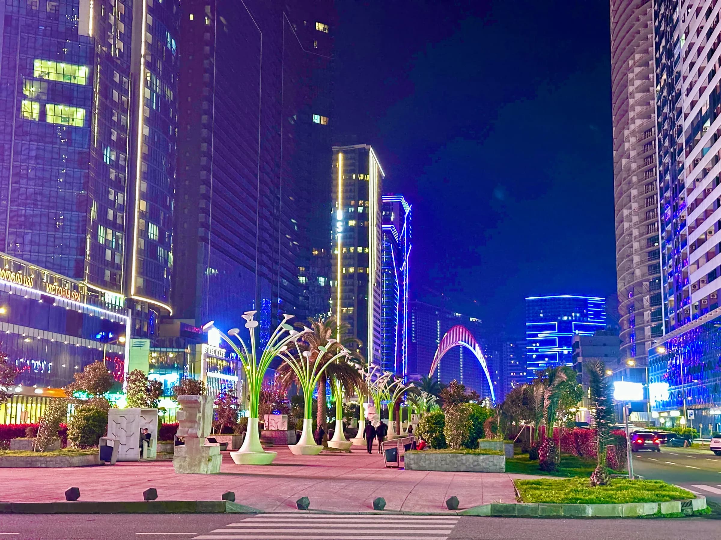 A view from the ice skating rink...